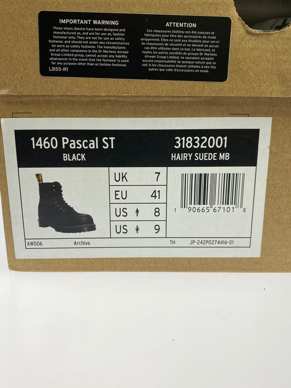 【現状渡し品】【メンズ】 DR. MARTENS ドクターマーチン 31832001 460 PASCAL ST HAIRY SUEDE MB ブーツ 164-250427-ks-76-min サイズ：UK7 カラー：ブラック 万代Net店
