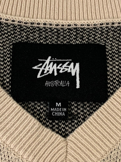 【中古品】【メンズ】 STUSSY ステューシー 22SS SWEATER VEST NATURAL ベスト 142-250422-AS-11-min サイズ：M カラー：ベージュ系 万代Net店