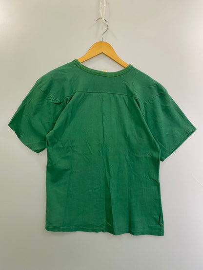 【現状渡し品】【メンズ】 SOUTHERN ATHLETIC サウザンアスレチック 60'S "NORTRE DAME" FOOTBALL TEE ショートスリーブ 146-250422-AS-35-min サイズ：M カラー：グリーン 万代Net店