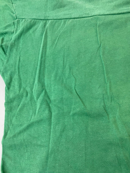 【現状渡し品】【メンズ】 SOUTHERN ATHLETIC サウザンアスレチック 60'S "NORTRE DAME" FOOTBALL TEE ショートスリーブ 146-250422-AS-35-min サイズ：M カラー：グリーン 万代Net店