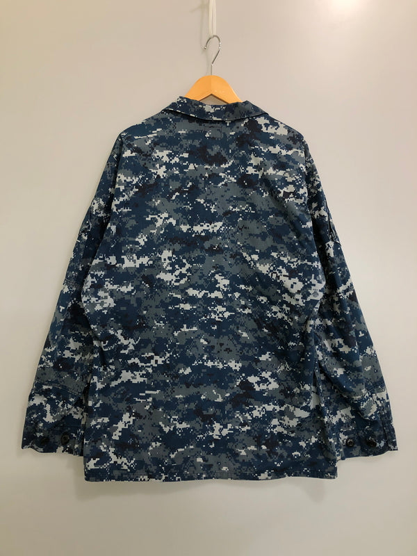 【現状渡し品】【メンズ】 U.S.ARMY ユーエスアーミー NMU CAMO MILITARY JACKET カモ ミリタリー ジャケット メンズ アウター 146-260510-em-63-min カラー：ブルー系 万代Net店