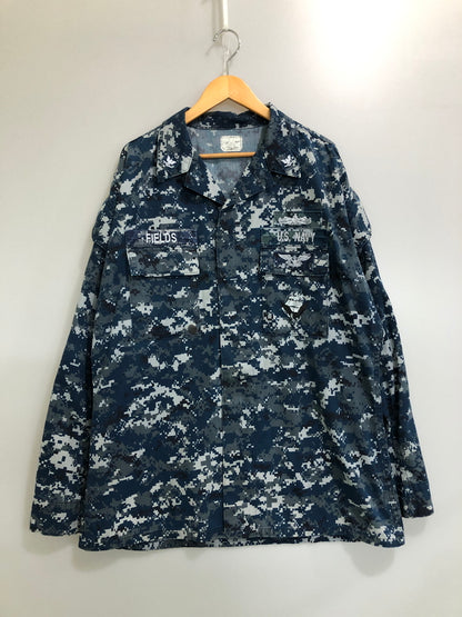 【現状渡し品】【メンズ】 U.S.ARMY ユーエスアーミー NMU CAMO MILITARY JACKET カモ ミリタリー ジャケット メンズ アウター 146-260510-em-63-min カラー：ブルー系 万代Net店