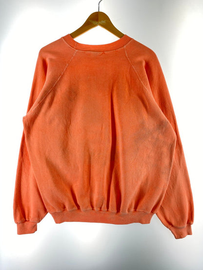 【現状渡し品】【メンズ】 HANES ヘインズ 80'S PRINT SWEATSHIRT スウェット トレーナー 146-250713-AS-19-min サイズ：XL カラー：オレンジ系 万代Net店