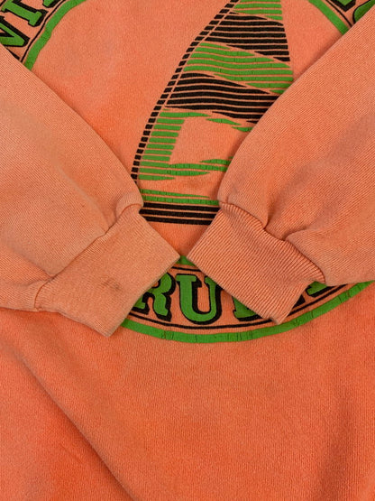 【現状渡し品】【メンズ】 HANES ヘインズ 80'S PRINT SWEATSHIRT スウェット トレーナー 146-250713-AS-19-min サイズ：XL カラー：オレンジ系 万代Net店