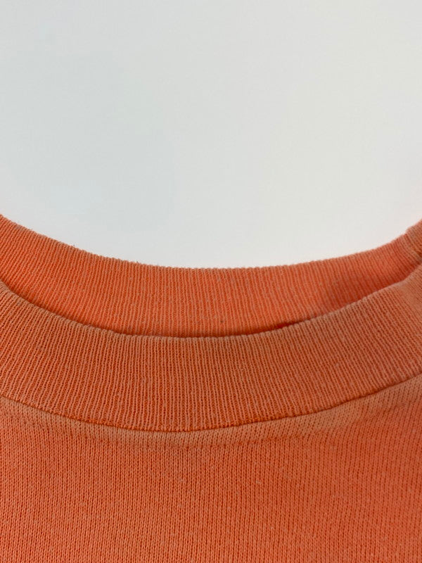 【現状渡し品】【メンズ】 HANES ヘインズ 80'S PRINT SWEATSHIRT スウェット トレーナー 146-250713-AS-19-min サイズ：XL カラー：オレンジ系 万代Net店