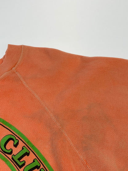 【現状渡し品】【メンズ】 HANES ヘインズ 80'S PRINT SWEATSHIRT スウェット トレーナー 146-250713-AS-19-min サイズ：XL カラー：オレンジ系 万代Net店