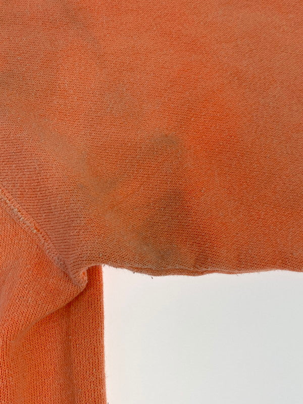 【現状渡し品】【メンズ】 HANES ヘインズ 80'S PRINT SWEATSHIRT スウェット トレーナー 146-250713-AS-19-min サイズ：XL カラー：オレンジ系 万代Net店