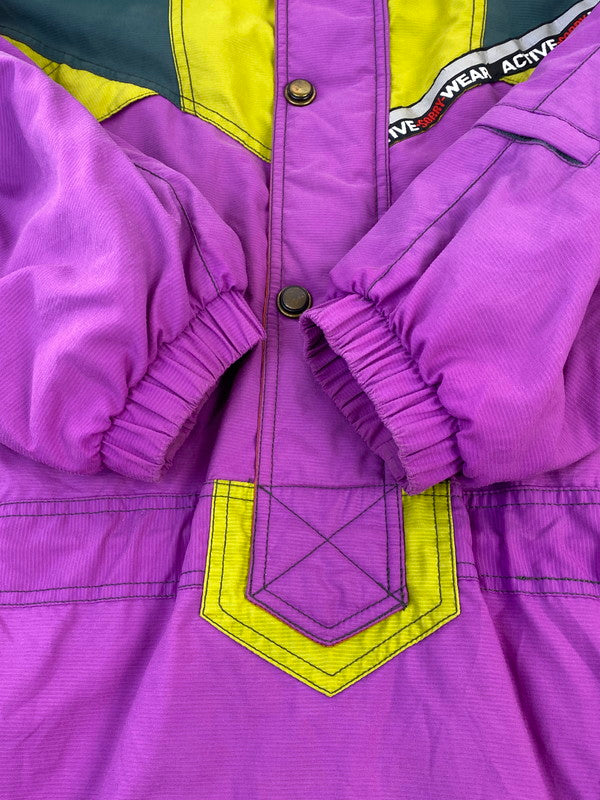【中古品】【メンズ】 ACTIVE SORRY WEAR アクティブ ソーリー ウェア NYLON JACKET ナイロンジャケット メンズ アウター 146-260410-KS-20-min サイズ：50 カラー：パープル系 万代Net店
