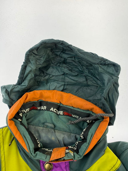 【中古品】【メンズ】 ACTIVE SORRY WEAR アクティブ ソーリー ウェア NYLON JACKET ナイロンジャケット メンズ アウター 146-260410-KS-20-min サイズ：50 カラー：パープル系 万代Net店