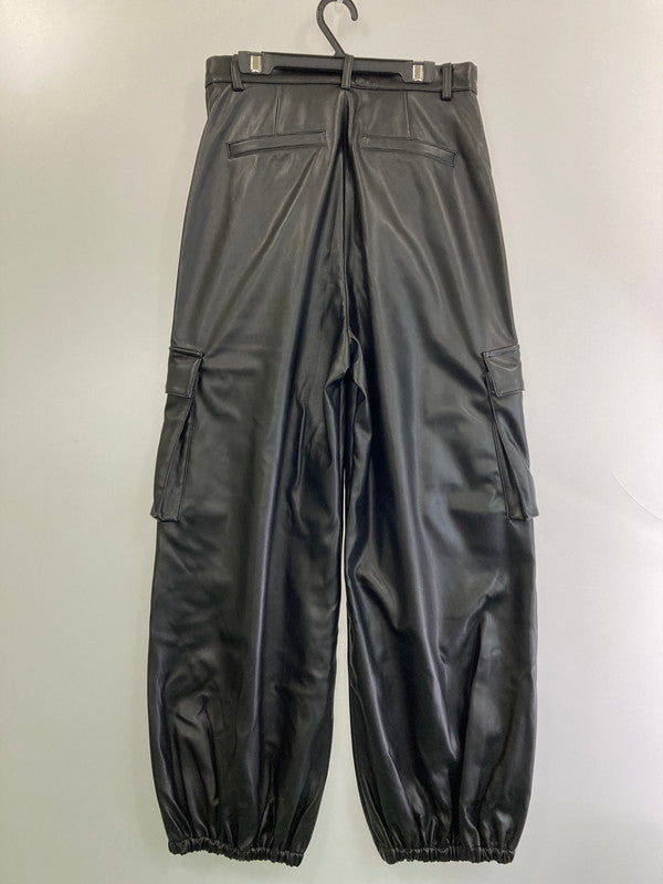 【中古品】【レディース】 RAY BEAMS レイ ビームス 61-23-101-370 23SS ニーシーム ワイドパンツ 171-250427-ks-51-min サイズ：1 カラー：ブラック 万代Net店