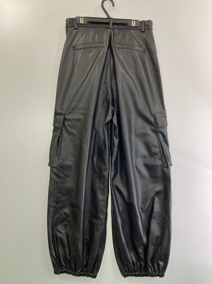 【中古品】【レディース】 RAY BEAMS レイ ビームス 61-23-101-370 23SS ニーシーム ワイドパンツ 171-250427-ks-51-min サイズ：1 カラー：ブラック 万代Net店