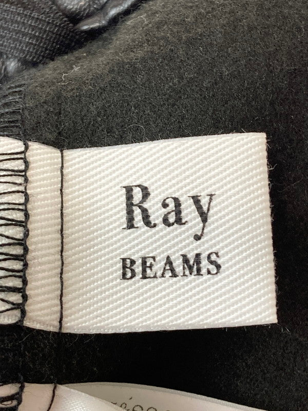 【中古品】【レディース】 RAY BEAMS レイ ビームス 61-23-101-370 23SS ニーシーム ワイドパンツ 171-250427-ks-51-min サイズ：1 カラー：ブラック 万代Net店