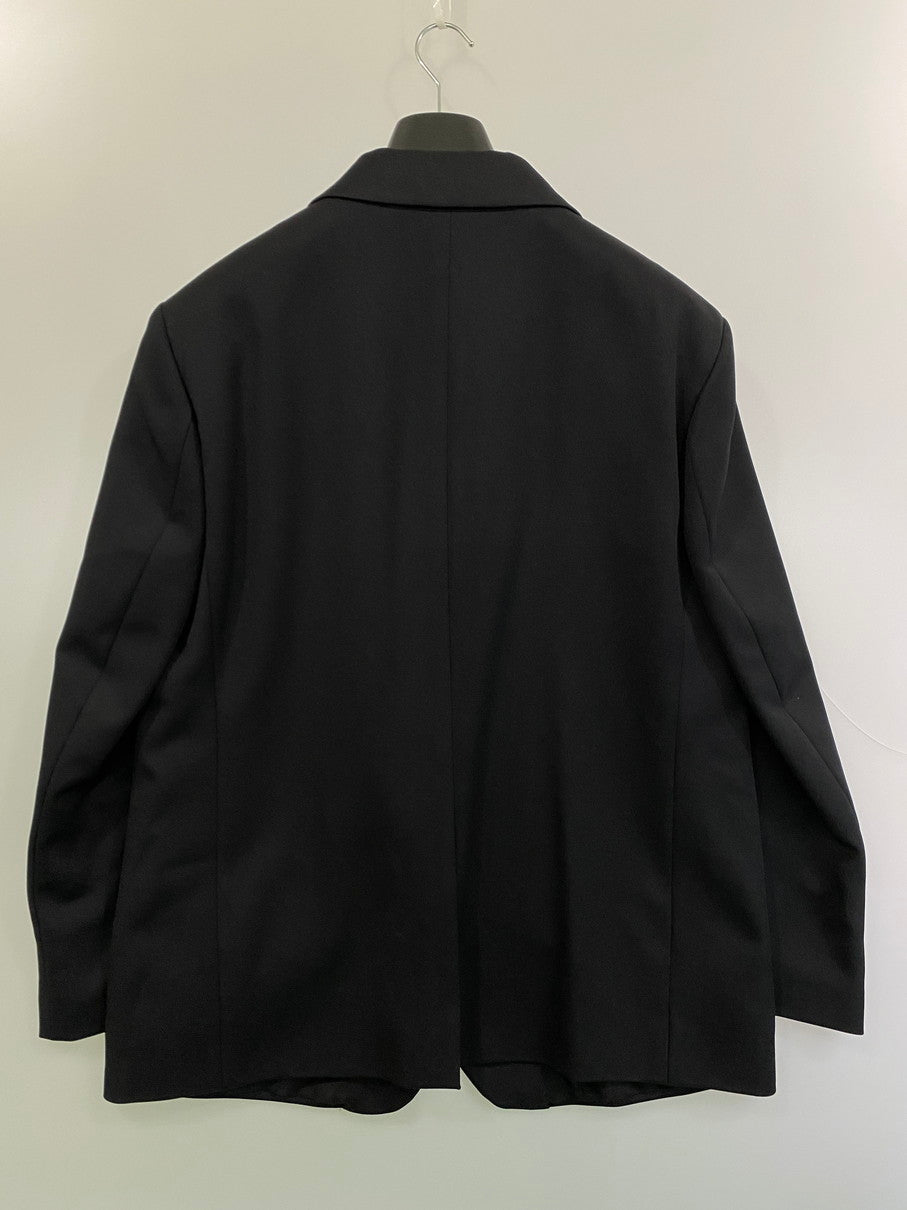 【中古品】【メンズ】 RAF SIMONS ラフシモンズ 221-544 22SS OVERSIZED SCHOOL UNIFORM BLAZER テーラードジャケット 141-250422-AS-55-min サイズ：M カラー：ブラック 万代Net店