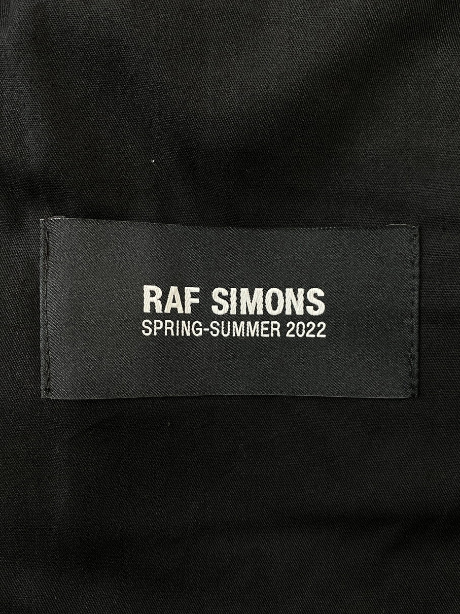 【中古品】【メンズ】 RAF SIMONS ラフシモンズ 221-544 22SS OVERSIZED SCHOOL UNIFORM BLAZER テーラードジャケット 141-250422-AS-55-min サイズ：M カラー：ブラック 万代Net店