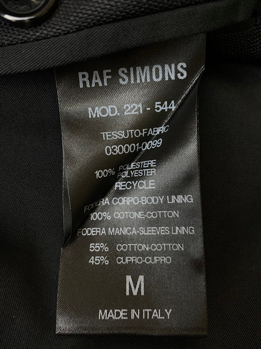 【中古品】【メンズ】 RAF SIMONS ラフシモンズ 221-544 22SS OVERSIZED SCHOOL UNIFORM BLAZER テーラードジャケット 141-250422-AS-55-min サイズ：M カラー：ブラック 万代Net店