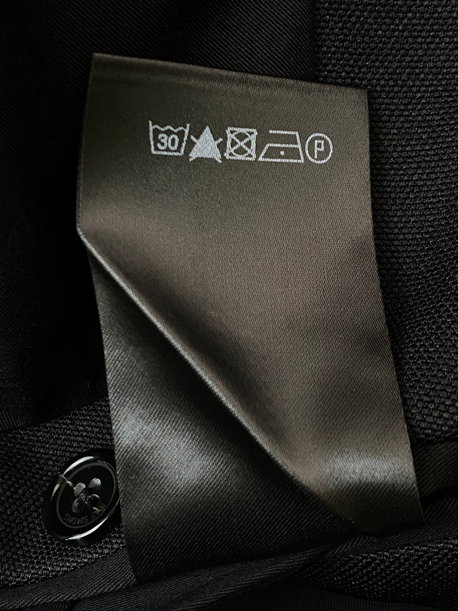 【中古品】【メンズ】 RAF SIMONS ラフシモンズ 221-544 22SS OVERSIZED SCHOOL UNIFORM BLAZER テーラードジャケット 141-250422-AS-55-min サイズ：M カラー：ブラック 万代Net店