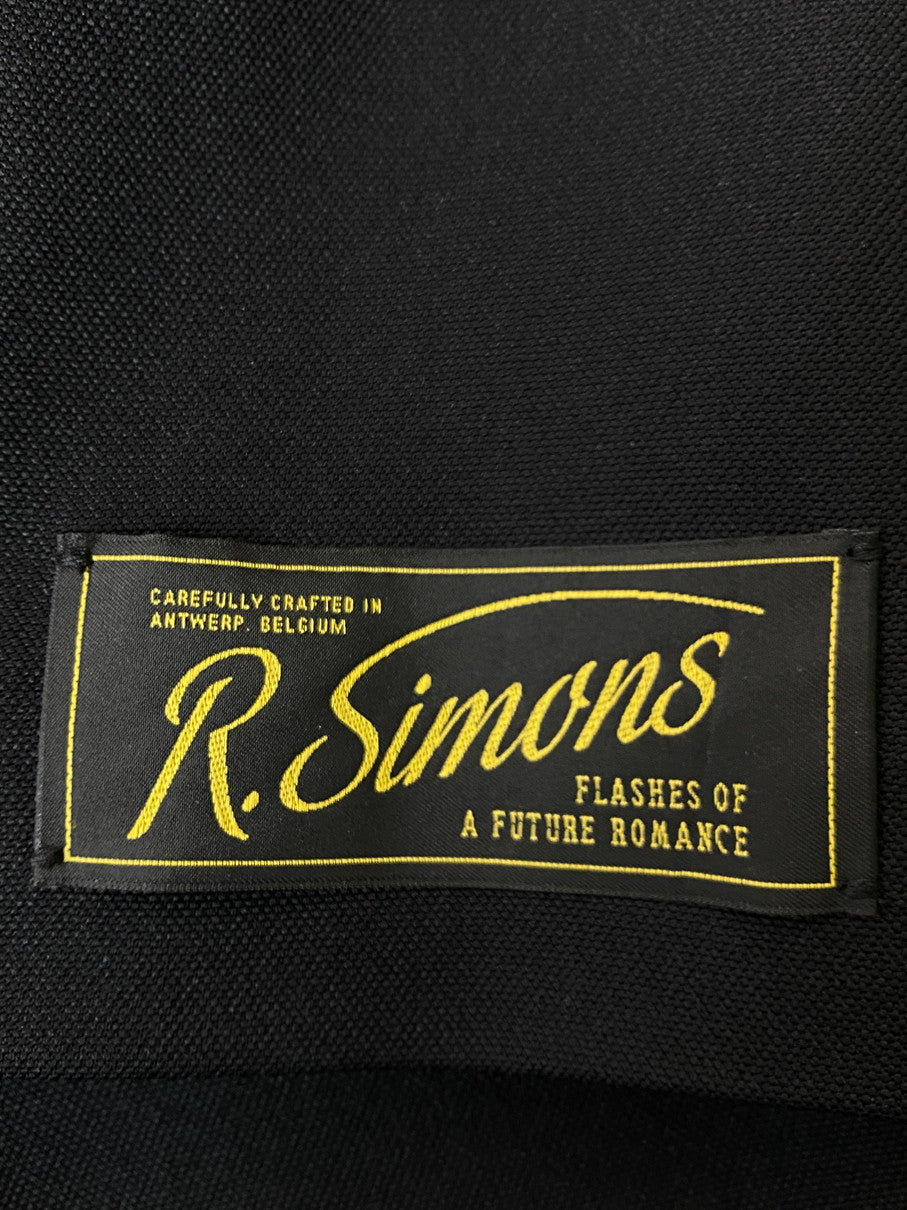 【中古品】【メンズ】 RAF SIMONS ラフシモンズ 221-544 22SS OVERSIZED SCHOOL UNIFORM BLAZER テーラードジャケット 141-250422-AS-55-min サイズ：M カラー：ブラック 万代Net店