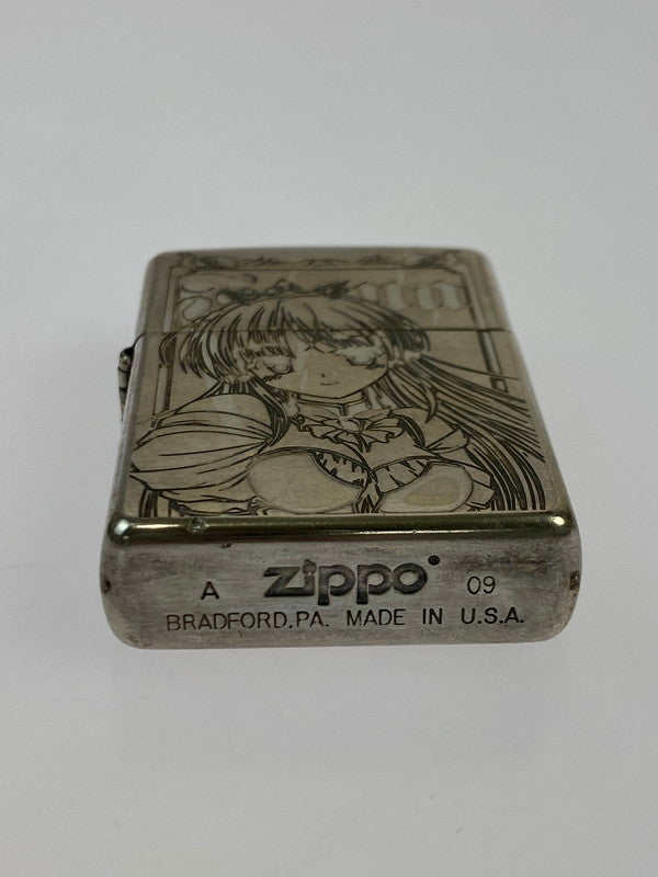 【中古品】【メンズ/レディース】 ZIPPO ジッポ 夜明け前より瑠璃色な フィーナ オイルライター キャラクター アニメ 206-250427-em-06-min カラー：シルバー 万代Net店