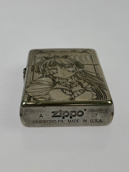 【中古品】【メンズ/レディース】 ZIPPO ジッポ 夜明け前より瑠璃色な フィーナ オイルライター キャラクター アニメ 206-250427-em-06-min カラー：シルバー 万代Net店