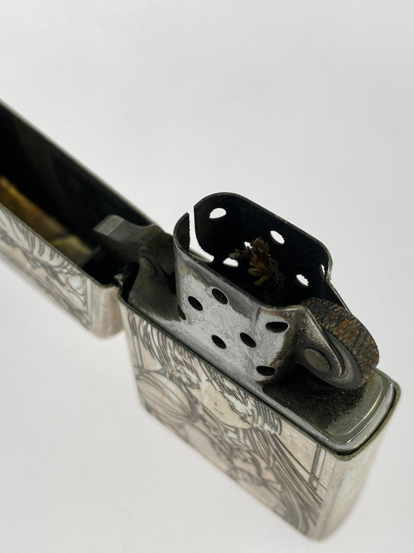 【中古品】【メンズ/レディース】 ZIPPO ジッポ 夜明け前より瑠璃色な フィーナ オイルライター キャラクター アニメ 206-250427-em-06-min カラー：シルバー 万代Net店