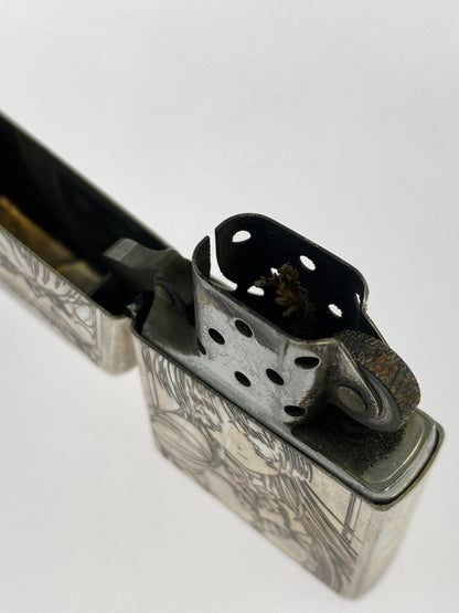 【中古品】【メンズ/レディース】 ZIPPO ジッポ 夜明け前より瑠璃色な フィーナ オイルライター キャラクター アニメ 206-250427-em-06-min カラー：シルバー 万代Net店