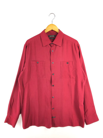 【中古品】【メンズ】 MURANO ムラーノ SILK SHIRT シルク シャツ トップス 146-260411-rt-22-tag カラー：レッド 万代Net店