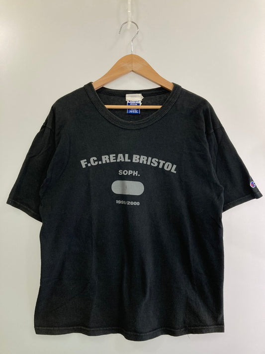 【中古品】【メンズ】 F.C.R.B. エフシーアールビー ×SOPH 90S FOOTBALL TEE Tシャツ トップス 142-250503-ks-34-min サイズ：M カラー：ブラック 万代Net店