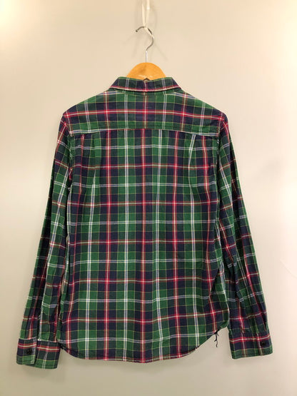 【中古品】【メンズ】 FIVE BROTHER ファイブブラザー 80S CHECK SHIRT チェックシャツ トップス 146-260423-zi-27-min サイズ：S カラー：グリーン/パープル 万代Net店