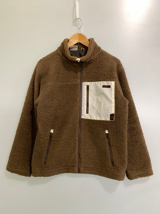 【現状渡し品】【メンズ】 GRAMICCI グラミチ BRRPB-03 FLEECE JACKET フリースジャケット 144-250427-ks-18-min サイズ：S カラー：ブラウン 万代Net店