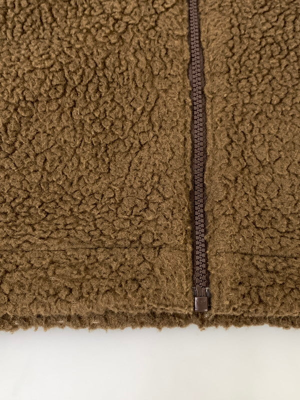 【現状渡し品】【メンズ】 GRAMICCI グラミチ BRRPB-03 FLEECE JACKET フリースジャケット 144-250427-ks-18-min サイズ：S カラー：ブラウン 万代Net店