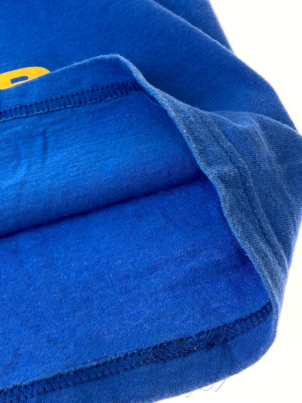 【中古品】【メンズ】 FRUIT OF THE LOOM フルーツ オブ ザ ルーム 00'S STEREOLAB PRINT TEE プリント Tシャツ トップス 146-250427-ks-43-min サイズ：M カラー：ブルー 万代Net店