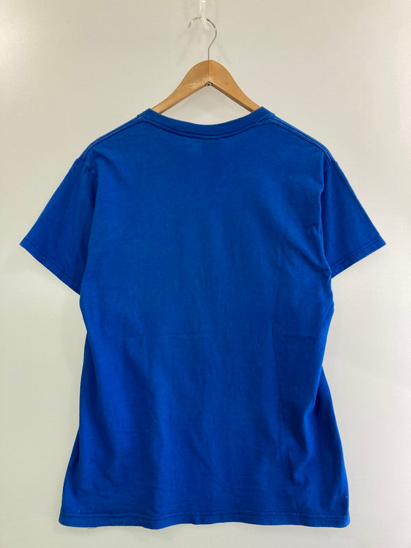 【中古品】【メンズ】 FRUIT OF THE LOOM フルーツ オブ ザ ルーム 00'S STEREOLAB PRINT TEE プリント Tシャツ トップス 146-250427-ks-43-min サイズ：M カラー：ブルー 万代Net店