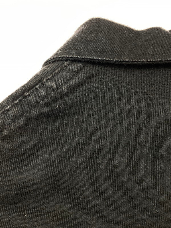 【中古品】【メンズ】 EURO VINTAGE ユーロ ヴィンテージ 60-70S FRENCH BLACK MOLESKIN JACKET ジャケット 146-250427-ks-32-min サイズ：不明 カラー：ブラック 万代Net店