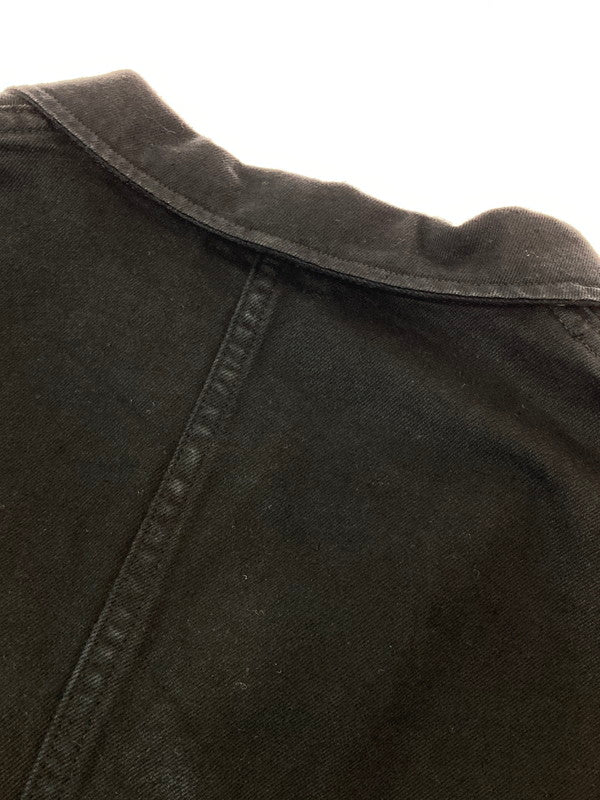 【中古品】【メンズ】 EURO VINTAGE ユーロ ヴィンテージ 60-70S FRENCH BLACK MOLESKIN JACKET ジャケット 146-250427-ks-32-min サイズ：不明 カラー：ブラック 万代Net店