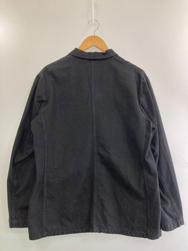 【中古品】【メンズ】 EURO VINTAGE ユーロ ヴィンテージ 60-70S FRENCH BLACK MOLESKIN JACKET ジャケット 146-250427-ks-32-min サイズ：不明 カラー：ブラック 万代Net店