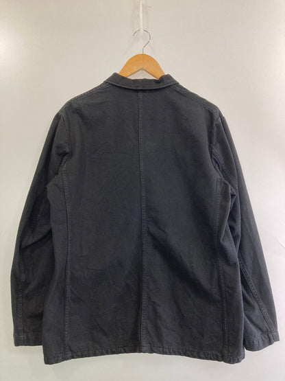 【中古品】【メンズ】 EURO VINTAGE ユーロ ヴィンテージ 60-70S FRENCH BLACK MOLESKIN JACKET ジャケット 146-250427-ks-32-min サイズ：不明 カラー：ブラック 万代Net店