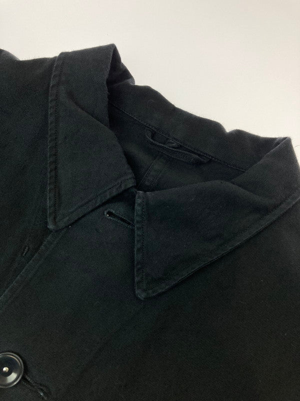 【中古品】【メンズ】 EURO VINTAGE ユーロ ヴィンテージ 60-70S FRENCH BLACK MOLESKIN JACKET ジャケット 146-250427-ks-32-min サイズ：不明 カラー：ブラック 万代Net店