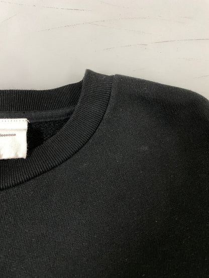 【中古品】【メンズ】 PLLLLLLEEEASSE プリーズ SWEATSHIRT スウェットシャツ トレーナー トップス 141-260709-yn-04-min サイズ：L カラー：ブラック 万代Net店