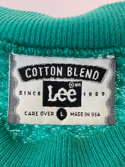 【中古品】【メンズ】 LEE リー 90S SHORT SLEEVE SWEATSHIRT スウェットシャツ 146-250427-ks-53-min サイズ：L カラー：グリーン系 万代Net店