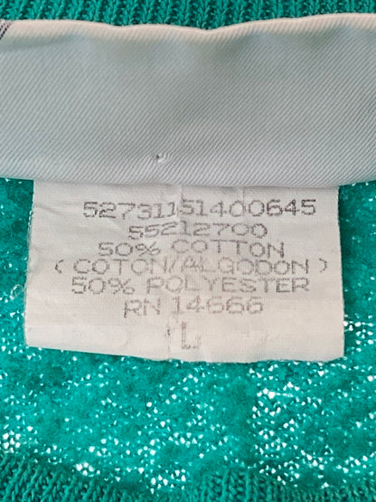 【中古品】【メンズ】 LEE リー 90S SHORT SLEEVE SWEATSHIRT スウェットシャツ 146-250427-ks-53-min サイズ：L カラー：グリーン系 万代Net店