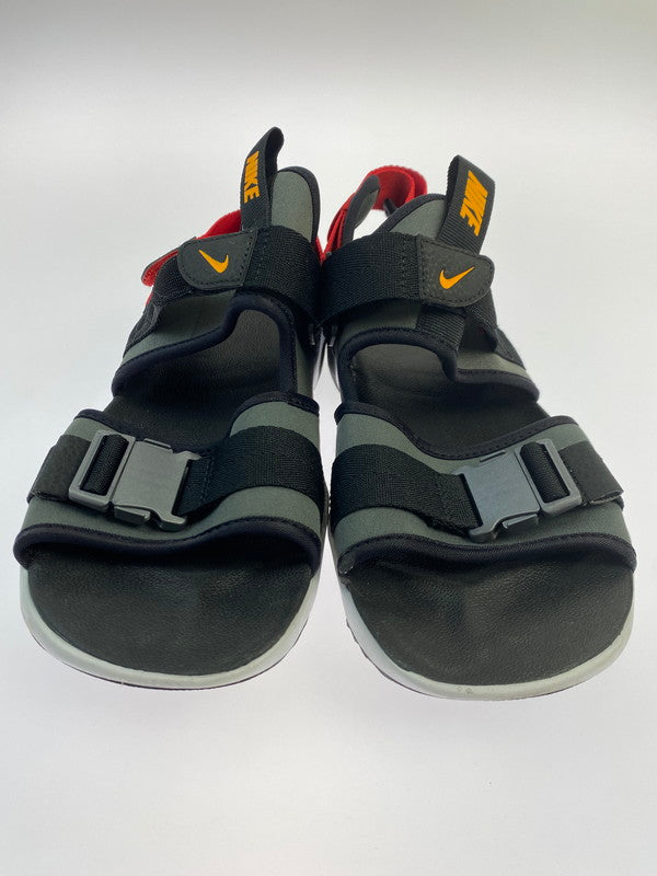 【中古品】【メンズ】 NIKE ナイキ CI8797-003 CANYON FOSSIL サンダル 160-250427-ks-72-min サイズ：28cm カラー：グレー/ブラック/レッド 万代Net店