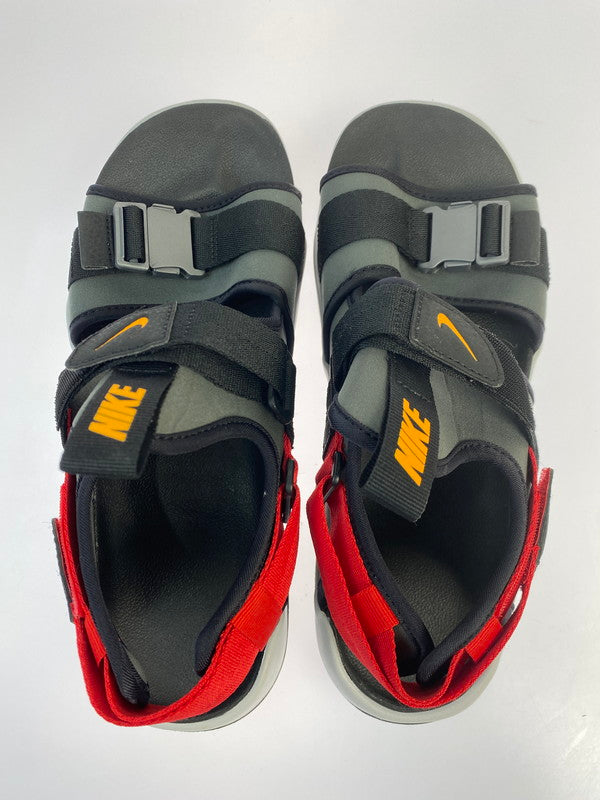 【中古品】【メンズ】 NIKE ナイキ CI8797-003 CANYON FOSSIL サンダル 160-250427-ks-72-min サイズ：28cm カラー：グレー/ブラック/レッド 万代Net店