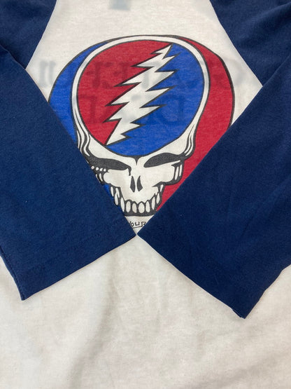 【現状渡し品】【メンズ】 SOFFE ソフィ GRATEFUL DEAD "I STEAL YOUR FACE" RAGLAN TEE ロングスリーブ 146-250428-AS-12-min サイズ：S カラー：ネイビー/ホワイト 万代Net店