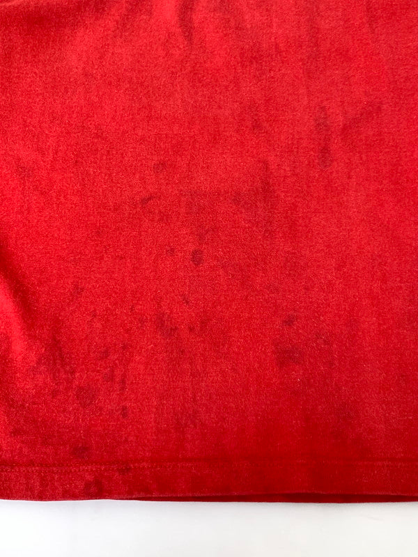 【現状渡し品】【メンズ】 MICKEY & CO ラガーシャツ トップス 146-250503-ks-28-min サイズ：S カラー：レッド 万代Net店