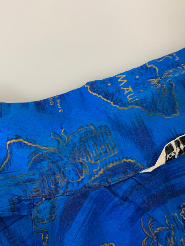 【中古品】【メンズ】 MADE IN HAWAII メイドインハワイ 60'S ALOHA SHIRT アロハシャツ トップス 146-250710-ks-80-min カラー：ブルー 万代Net店
