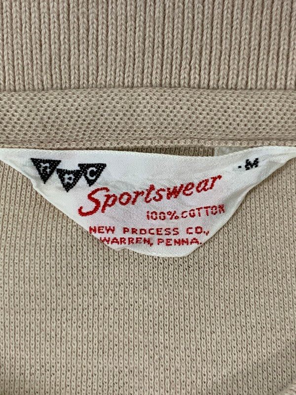 【中古品】【メンズ】 SPORTSWEAR スポーツウェア 60'S POLO SHIRT ポロシャツ トップス 146-250710-ks-74-min サイズ：M カラー：ベージュ 万代Net店