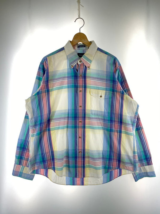 【現状渡し品】【メンズ】 GANT ガント 70-80'S CHECK SHIRT チェックシャツ 146-260110-zi-21-min サイズ：XL カラー：マルチカラー 万代Net店