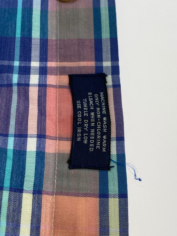 【現状渡し品】【メンズ】 GANT ガント 70-80'S CHECK SHIRT チェックシャツ 146-260110-zi-21-min サイズ：XL カラー：マルチカラー 万代Net店