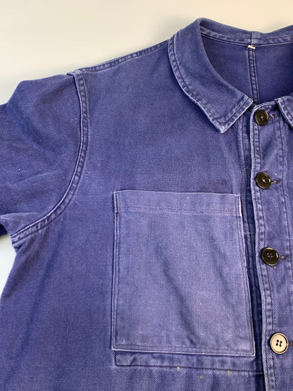 【中古品】【メンズ】 ADOLPHE LAFONT アドルフラフォン 50-60'S モールスキンワークジャケット ロングスリーブ 146-250428-AS-69-min サイズ：48 カラー：ネイビー 万代Net店