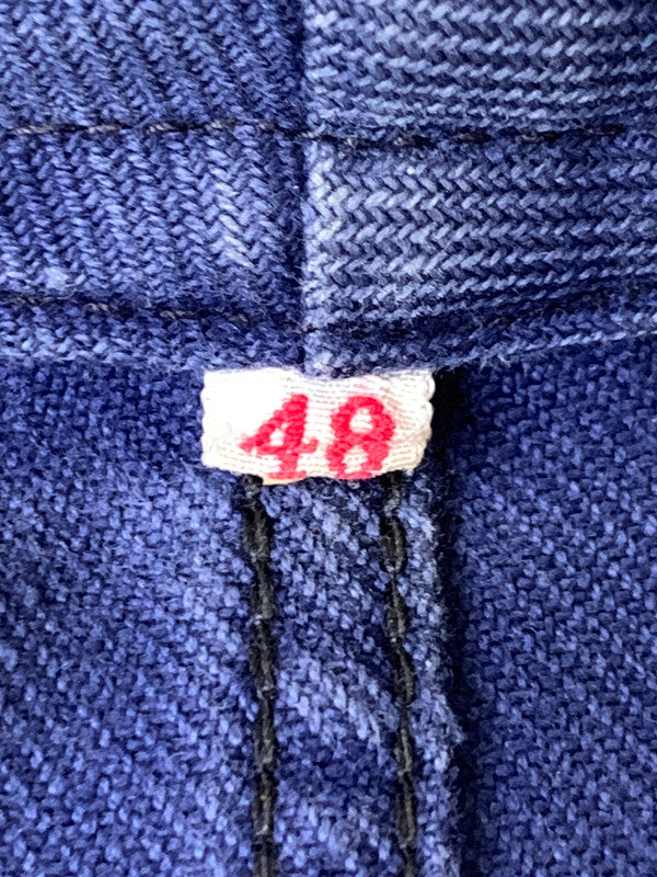 【中古品】【メンズ】 ADOLPHE LAFONT アドルフラフォン 50-60'S モールスキンワークジャケット ロングスリーブ 146-250428-AS-69-min サイズ：48 カラー：ネイビー 万代Net店